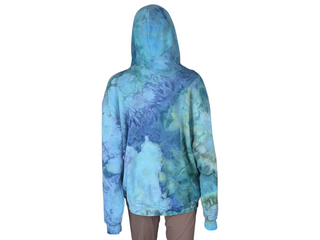 Men's Large Tie-dye Zip Up Hoodie