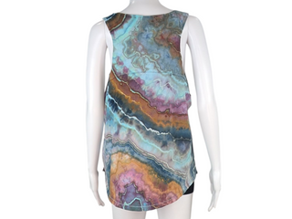 Women's XXL Tie-dye Tank Top