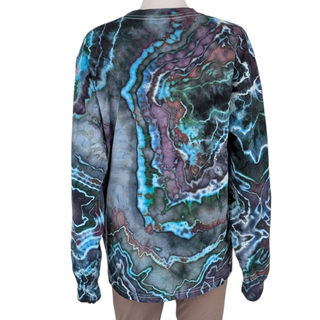 Men's Large Tie-dye Long-sleeved T-Shirt