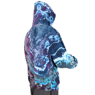 Men's XL Tie-dye Zip-Up Hoodie