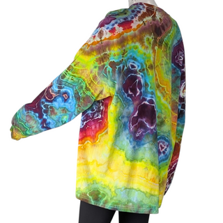 Men's XL Tie-dye Long-sleeved Tee