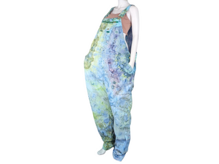 Women's 2XL Tie-dye Overalls
