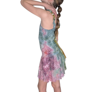 Women's XS Tie-dye Party Dress
