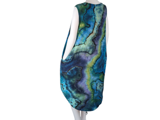 Women's 3XL Reverse Tie-dye Dress