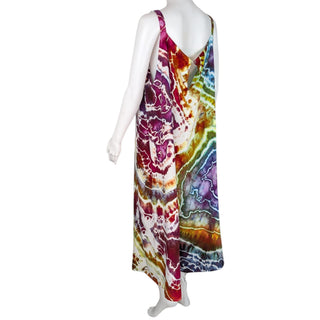 Women's XL Tie-dye Rayon Cropped Jumpsuit
