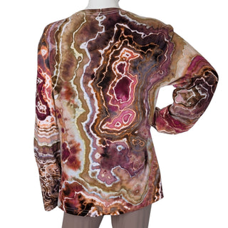 Men's Medium Tie-dye Long-Sleeved Lightweight T-Shirt