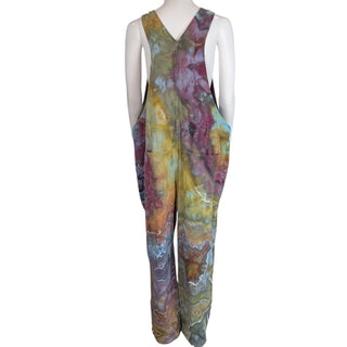 Women's XL Tie-dye Overalls