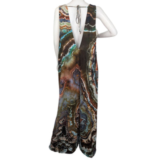 Women's XXL Tie-dye Flowy Jumpsuit