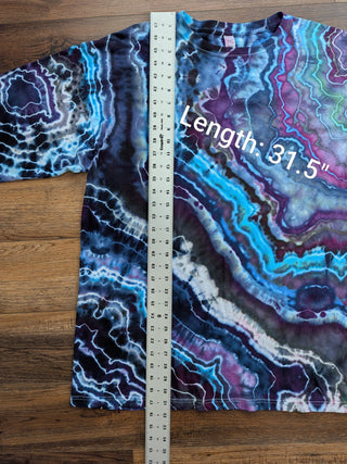 Men's XL Tie-dye Long-Sleeved T-Shirt