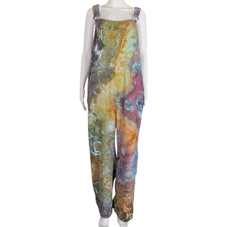Women's XL Tie-dye Overalls
