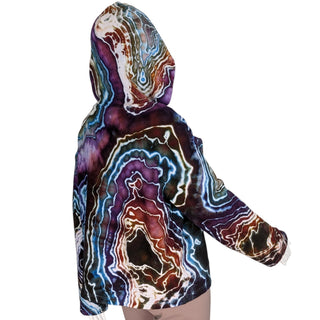 Women's XS Tie-dye Lightweight Pullover Hoodie