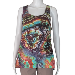 Women's Large Tie-dye Flowy Tank Top