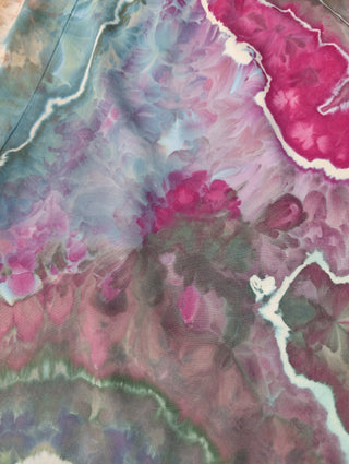 Women's 2XL Tie-dye Flowy Flounce Pants