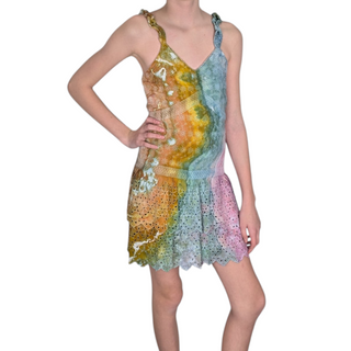 Women's XS Tie-dye Party Dress