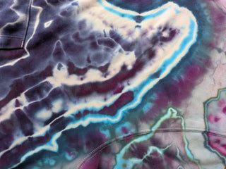 Men's XL Tie-dye Zip-Up Hoodie
