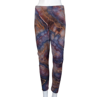 Women's Large Tie-dye Fleece-lined Leggings