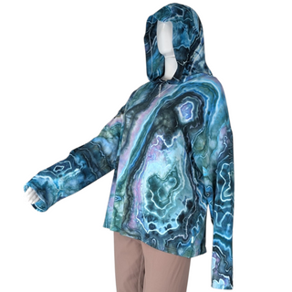 Women's Medium Geode Lightweight Pullover Hoodie