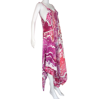 Women's XXL Tie-dye Maxi Dress
