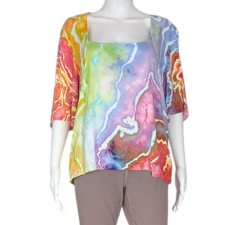 Women's 3XL Tie-dye Top