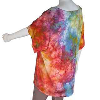 Women's Small Tie-Dye Cardigan Top