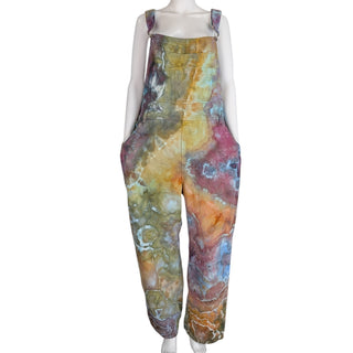 Women's XL Tie-dye Overalls