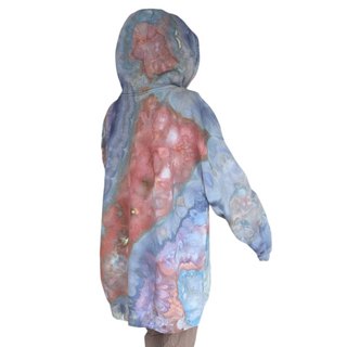 Men's 2XL Tie-dye Zip-up Hoodie