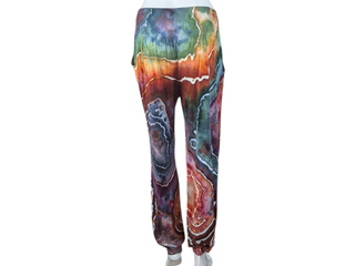 Women's Large Tie-dye Harem Pants