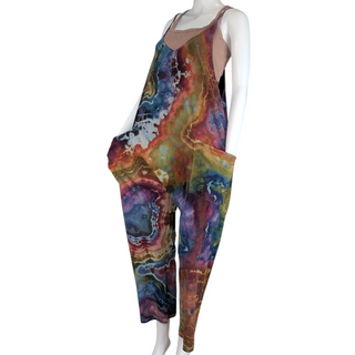 Women's Large Tie-Dye Jumpsuit
