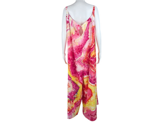Women's XL Geode Tie Dye Jumpsuit