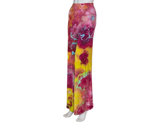 Women's Small Tie-dye Wide Leg Palazzo Pants