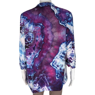 Women's Small Upcycled Tie-dye Blazer