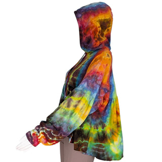 Women's XS Tie-dye Babydoll Hoodie