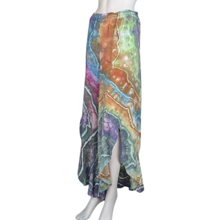 Women's 2XL Tie-dye Flowy Flounce Pants