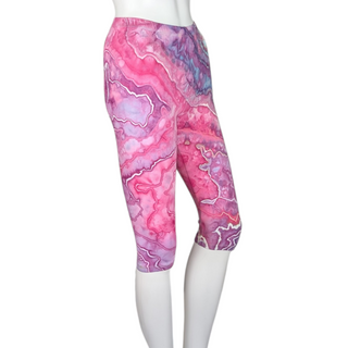 Women's Small Tie-dye Capri Leggings