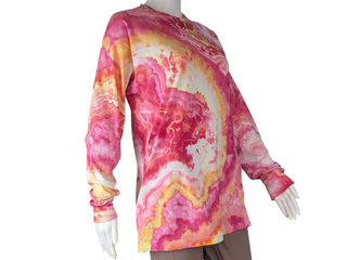 Men's Medium Tie-dye Long-sleeved T-Shirt