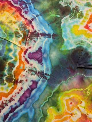 Women's Small Rainbow Tie-dye Jumper