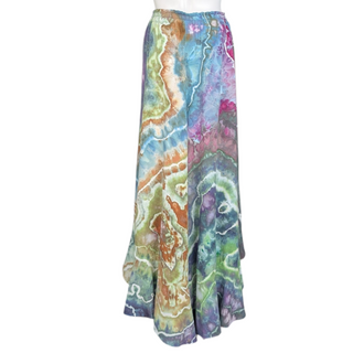 Women's 2XL Tie-dye Flowy Flounce Pants