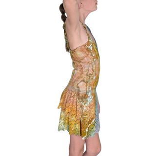 Women's XS Tie-dye Party Dress