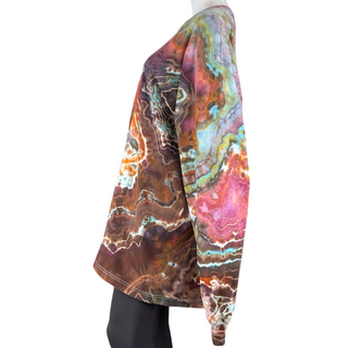 Men's 2XL Tie-dye Long-sleeved Tee