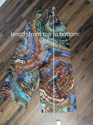Women's XXL Tie-dye Flowy Jumpsuit