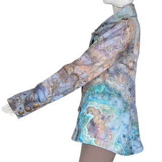 Women's Large Upcycled Tie-dye Jacket