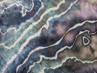 Women's Large Tie-dye V-Neck Top