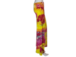 Women's Small Tie-dye Wide Leg Palazzo Pants