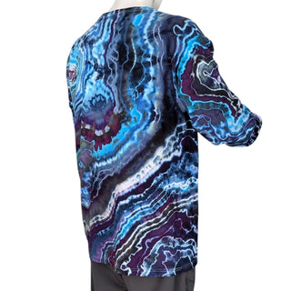 Men's XL Tie-dye Long-Sleeved T-Shirt