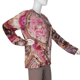 Men's Medium Tie-dye Long-Sleeved Lightweight T-Shirt