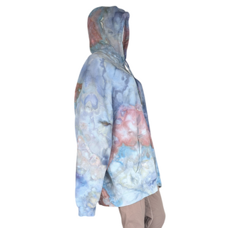 Men's 2XL Tie-dye Zip-up Hoodie