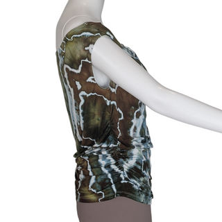 Women's XL Tie-dye Off the Shoulder Top