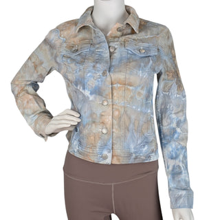 Women's XS Tie-dye Jean Jacket