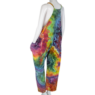 Women's Small Rainbow Tie-dye Jumpsuit