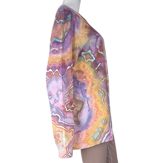 Men's Large Tie-dye Long Sleeve T-Shirt